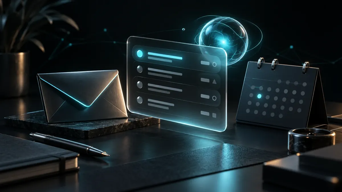 Morgenbriefing mit E-Mails und Tagesplanung
